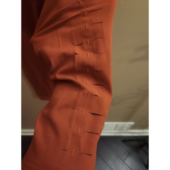 Athleta Rust 7/8 Tight Athletic Legging Cut Design High Waist 24" Inseam Size M - Picture 2 of 5